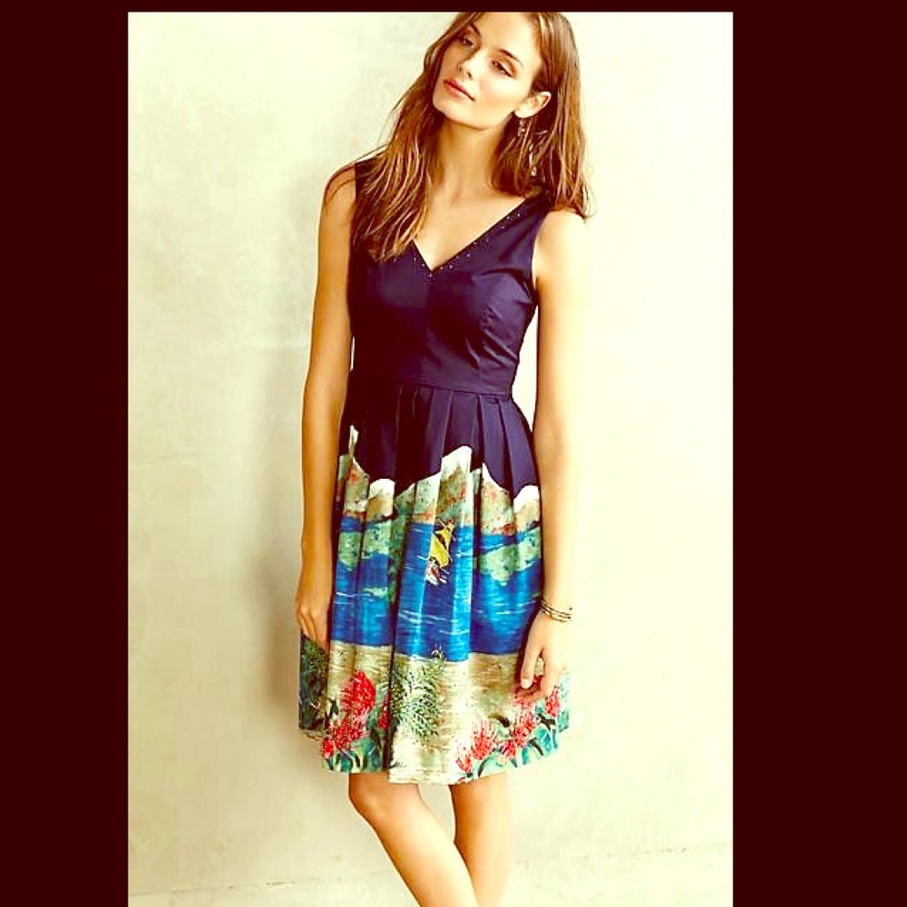 Moulinette Soeurs Handpainted Island Dress